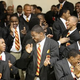 Last year's class celebrated their 100 percent graduation rate.